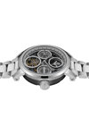 INGERSOLL Arc Automatic Dual Time Silver Stainless Steel Bracelet