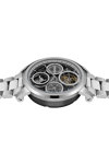 INGERSOLL Arc Automatic Dual Time Silver Stainless Steel Bracelet