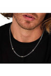 SECTOR Basic Men's Stainless Steel and Enamel Necklace