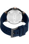 CERRUTI Velletri Dual Time Blue Silicone Strap