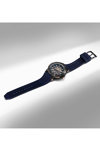 CERRUTI Velletri Dual Time Blue Silicone Strap