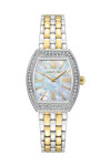 CERRUTI Calliano Crystals Two Tone Stainless Steel Bracelet