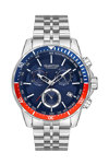 QUANTUM Powertech Chronograph Silver Metallic Bracelet