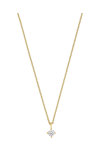 ESPRIT Belle 18ct Gold Plated Sterling Silver Necklace with Zircon