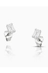 Εarrings ETHO MESSINA with Lab-Grown Diamond 1.07 ct Emerald Cut