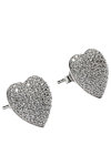 CHIARA FERRAGNI Silver Collection Earrings with Zircons