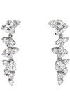 CHIARA FERRAGNI Silver Collection Earrings with Zircons