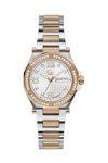 GUESS Collection Legacy Crystals Two Tone Stainless Steel Bracelet