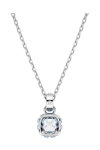 SWAROVSKI Blue Birthstone March pendant (square cut)