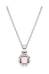 SWAROVSKI Pink Birthstone June pendant (square cut)