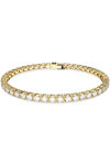 SWAROVSKI White Matrix Tennis bracelet round cut (XL)