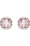 SWAROVSKI Pink Birthstone June stud earrings (square cut)