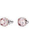 SWAROVSKI Pink Birthstone June stud earrings (square cut)