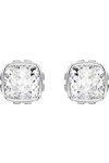 SWAROVSKI White Birthstone April stud earrings (square cut)