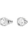 SWAROVSKI White Birthstone April stud earrings (square cut)