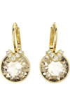 SWAROVSKI Gold Tone Bella V drop earrings (round cut)