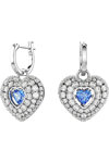 SWAROVSKI Blue Idyllia drop earrings Heart