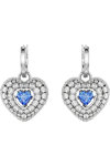 SWAROVSKI Blue Idyllia drop earrings Heart