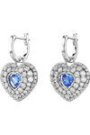 SWAROVSKI Blue Idyllia drop earrings Heart