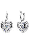 SWAROVSKI Blue Idyllia drop earrings Heart