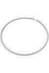 SWAROVSKI White Matrix Tennis necklace round cut (Large)