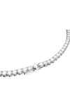 SWAROVSKI White Matrix Tennis necklace round cut (Large)