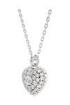 SWAROVSKI White Idyllia Crystal Pearl Heart set