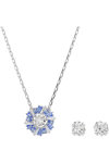 SWAROVSKI Blue Idyllia Flower set (mixed cuts)