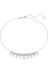 SWAROVSKI White Idyllia Snowflake necklace (mixed cuts)