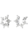 SWAROVSKI White Idyllia Snowflake clip earrings (mixed cuts)