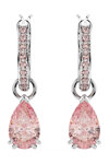 SWAROVSKI Pink Attract drop earrings (pear cut)