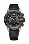 RAYMOND WEIL x Basquiat Bi-Compax Automatic Chronograph Black Leather Strap Special Edition