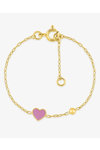 9K Gold Bracelet Love with Enamel by Ino&Ibo