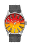 NIXON Nirvana Sentry Grey Leather Strap