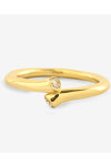 14K Gold Ring with Zircon by SAVVIDIS (No 54)