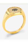 14K Gold Chevalier Ring by SAVVIDIS (No 52)