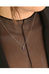 14K Gold Necklace with Zircons by FaCaDoro