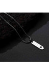 SECTOR Basic Men's Stainless Steel and Enamel Necklace