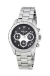 3GUYS Chronograph Silver Stainless Steel Bracelet