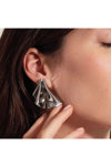 BREIL Plisse Stainless Steel Earings