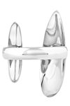 BREIL B Whisper Stainless Steel Ring (One size)