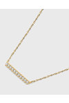 18K Gold Necklace with Diamonds 0.35 ct by DIAMOND JOOLS