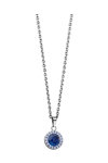 BERING Arctic Symphony 'Shine Bright' Stainless Steel Necklace and Earrings Set with Crystals and Zircons