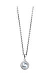 BERING Arctic Symphony 'Shine Bright' Stainless Steel Necklace and Earrings Set with Crystals and Zircons