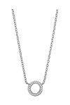 BERING Arctic Symphony Stainless Steel Necklace with Zircons