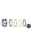 BERING Arctic Symphony Stainless Steel Rings Set (No 52)