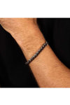 SECTOR Bandy Men's Stainless Steel and Leather Bracelet