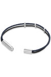 CERRUTI Vittorio Staninless Steel and Leather Bracelet