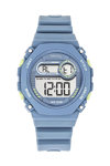 TEKDAY Chronograph Light Blue Silicone Strap