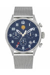 PATROUILLE DE FRANCE Big Nine Chronograph Silver Stainless Steel Bracelet Gift Set